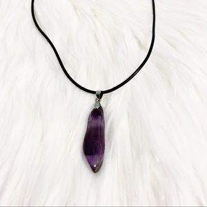 Handmade African Amethyst Gemstone Necklace